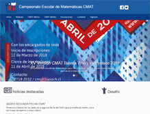 Tablet Screenshot of cmat.cl